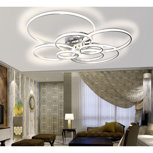 Srebrny plafon LED 110x90cm 70Watt - P140